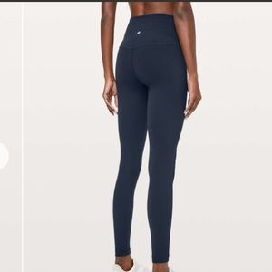 Lululemon align 28” in nocturnal teal